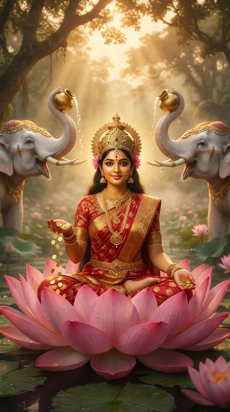 Framed art of Goddess Lakshmi